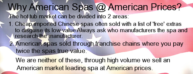 Why American Spas @ American Prices?